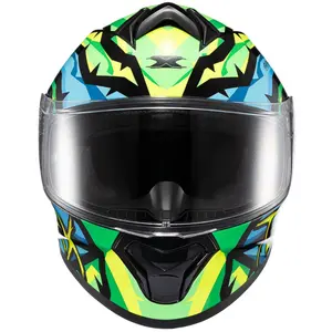 Capacete Texx Spihe Massai - Verde/Azul