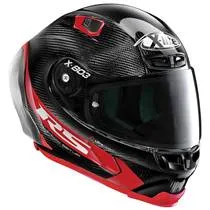 Capacete X-Lite X-803 RS Ultra Carbon Hot Lap Preto/Vermelho