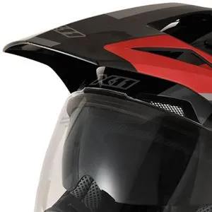 Capacete X11 Crossover Adventure - Cinza/Vermelho