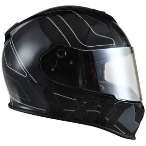 Capacete X11 Revo Pro Tronix - Cinza/Preto