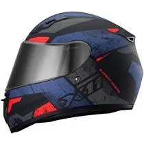 Capacete X11 Trust Pro Ballads - Azul/Laranja