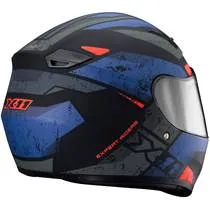 Capacete X11 Trust Pro Ballads - Azul/Laranja