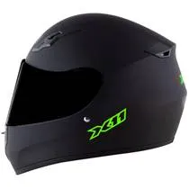 Capacete X11 Trust Pro Shadow HVZ - Preto/Verde Fosco