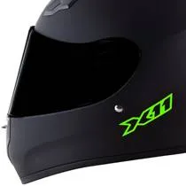 Capacete X11 Trust Pro Shadow HVZ - Preto/Verde Fosco
