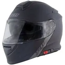 Capacete X11 Turner Solides Preto Fosco (Escamoteável)