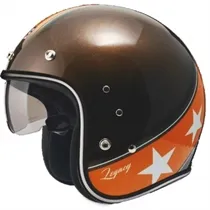 Capacete Zeus 380FA Legacy K57 Marrom/Laranja