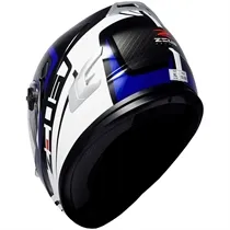 Capacete Zeus 813 Special Edition Monaco Preto/Azul Brilho