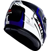 Capacete Zeus 813 Special Edition Monaco Preto/Azul Brilho