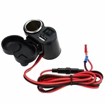 Carregador 12v Tomada/USB para Motos