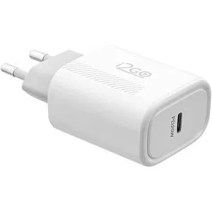 Carregador De Parede i2GO Pro Ultra Rápido 20W Com 1 Saída USB-C Power Delivery Branco