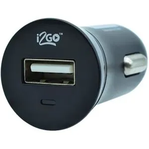 Carregador Veicular i2GO Basic Com 1 Saída USB Entrada 12-24V / Saída 5V-1A Preto
