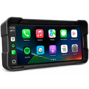 Central Multimídia para Moto Knup - RA933 (7 Polegadas) - CarPlay e Android Auto