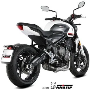 Escapamento Completo MIVV Triumph Trident 660/Tiger Sport 660 - Fibra de Carbono