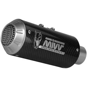 Escapamento MIVV MK3 Kawasaki Ninja 400/Z400 (com Link Pipe) - Fibra de Carbono