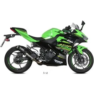 Escapamento MIVV MK3 Kawasaki Ninja 400/Z400 (com Link Pipe) - Fibra de Carbono