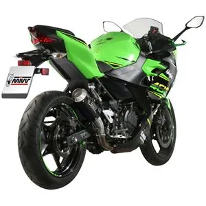 Escapamento MIVV MK3 Kawasaki Ninja 400/Z400 (com Link Pipe) - Fibra de Carbono