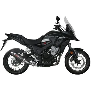 Escapamento MIVV Oval Honda CB500X (com Link Pipe) - Fibra de Carbono