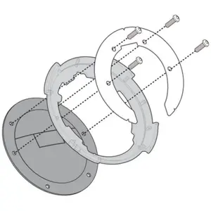 Flange para Bolsa de Tanque Givi Tanklock Bajaj Dominar 400 2023 - BF82BR