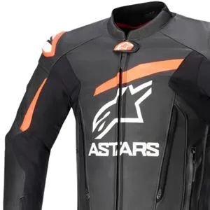 Jaqueta Alpinestars GP Plus V4 Preto/Vermelho/Branco