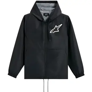 Jaqueta Alpinestars Speeder Chromium Windbreaker - Preto/Branco