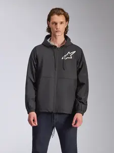 Jaqueta Alpinestars Speeder Chromium Windbreaker - Preto/Branco