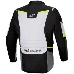 Jaqueta Alpinestars ST 1 WP Cinza/Preto/Amarelo Fluor (100% Impermeável)