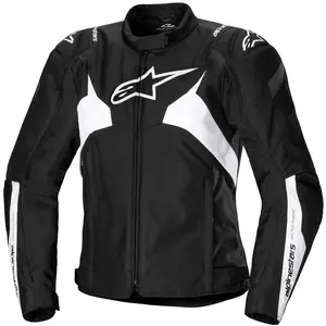 Jaqueta Alpinestars Stella T-Jaws V4 WP Preto/Branco