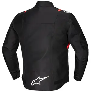 Jaqueta Alpinestars T SPS V2 WP Preto/Branco/Vermelho Fluor (Impermeável)