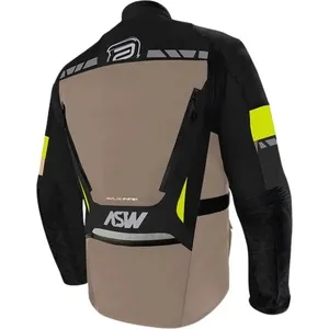 Jaqueta ASW Pangea Preto/Caqui/Amarelo Fluor