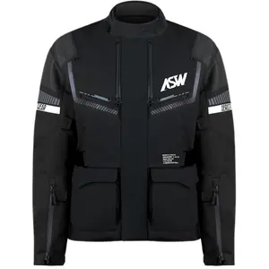 Jaqueta ASW Tectonic - Preto/Branco (100% Impermeável)