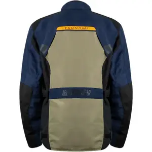 Jaqueta ASW Tsunami Cinza Azul Marinho/Preto/Areia/Laranja