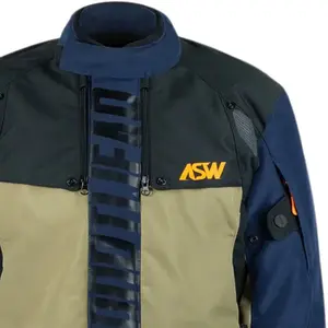 Jaqueta ASW Tsunami Cinza Azul Marinho/Preto/Areia/Laranja