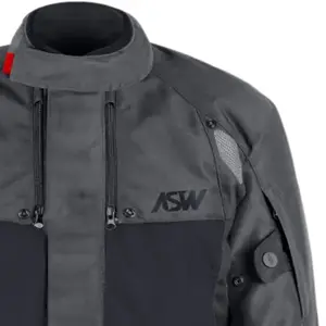 Jaqueta ASW Tsunami Cinza Chumbo/Preto/Vermelho