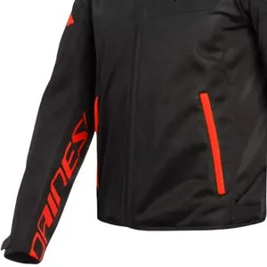 Jaqueta Dainese Bora Air - Preto/Vermelho Fluor