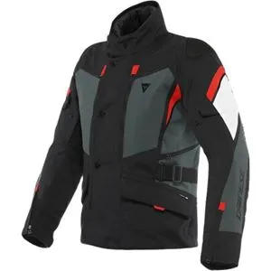 Jaqueta Dainese Carve Master 3 Gore-Tex - Preto/Cinza/Vermelho Lava