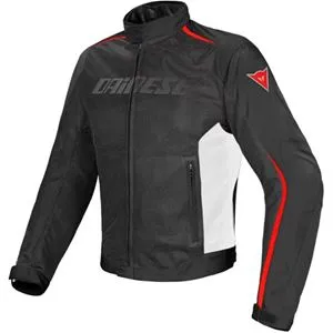 Jaqueta Dainese Hydra Flux D-Dry Impermeável Vermelho/Preto/Branco