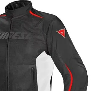 Jaqueta Dainese Hydra Flux D-Dry Impermeável Vermelho/Preto/Branco