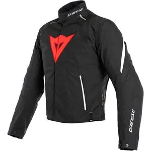 Jaqueta Dainese Laguna Seca 3 D-Dry - Preto/Branco/Vermelho Lava