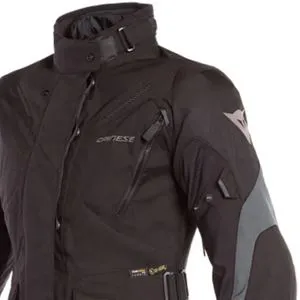 Jaqueta Dainese Tempest 2 D-Dry Impermeável Preto/Cinza (Feminina)