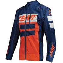 Jaqueta Leatt Moto 4.5 X-Flow Azul/Laranja