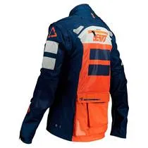 Jaqueta Leatt Moto 4.5 X-Flow Azul/Laranja