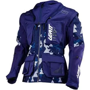 Jaqueta Leatt Moto 5.5 Enduro Azul/Cinza
