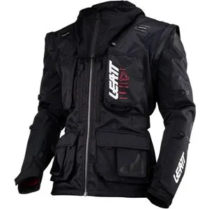Jaqueta Leatt Moto 5.5 Enduro Preto/Branco