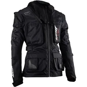 Jaqueta Leatt Moto 5.5 Enduro Preto/Branco
