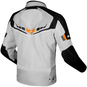 Jaqueta LS2 Garda Preto/Cinza/Laranja Fluor