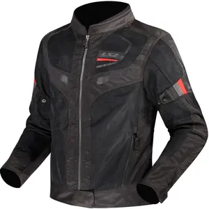 Jaqueta LS2 Garda Preto/Vermelho (Feminina)