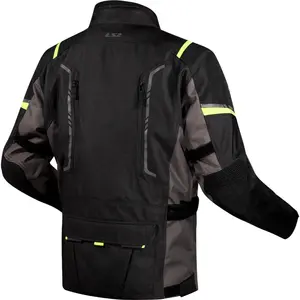 Jaqueta LS2 Narvik Cinza/Preto/Amarelo (Impermeável)