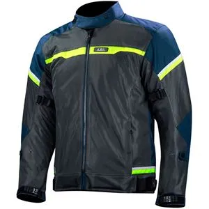 Jaqueta LS2 Riva Azul/Cinza/Amarelo