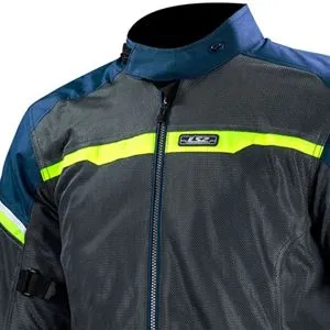 Jaqueta LS2 Riva Azul/Cinza/Amarelo