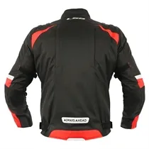 Jaqueta LS2 Serra Preto/Vermelho (Impermeável)